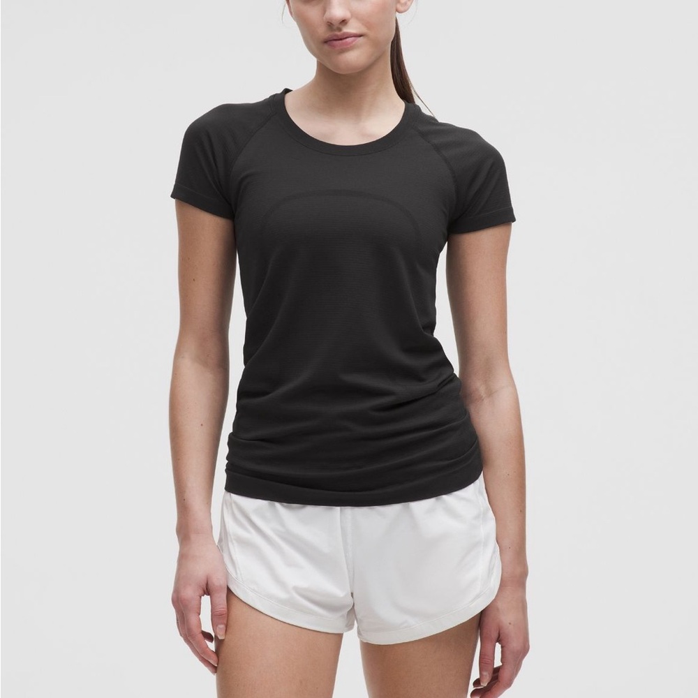 Lululemon Athletica Black/Grey Swiftly Tech Short Sleeve Tee